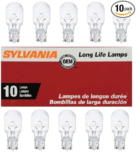 Sylvania - 921 Long Life - High Performance Incandescent Bulb, 35965 (10 Pack)