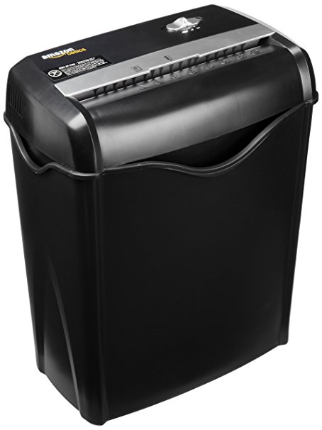 AmazonBasics 5-6 Sheet Cross Cut Shredder with Removable Bin for Paper and Credit Cards