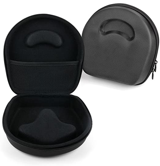 DURAGADGET Black Case (Headphones NOT Included) - Compatible with Sennheiser HD25-1 | 25-1 II Adidas Originals | 65 | 202 | 203 | 205 | 215 | 219S | 335S | 360 | 419 | 429 | 439 | 515 | 555 & 598