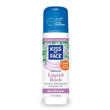 Kiss My Face Liquid Rock Roll On Deodorant - Patchouli, 3 oz