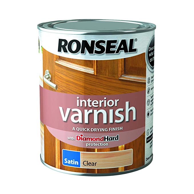 Ronseal Interior Varnish Clear Satin 750ml