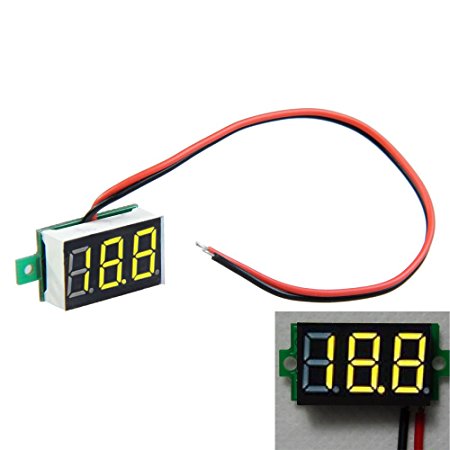 New Mini 0.36" 3 Digital LED Display DC 2.5-30V Red Volt Voltage Meter Voltmeter