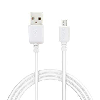 Micro-USB Cable, EZOPower Extra Long 2 Meter High Speed USB 2.0A to Micro-USB Sync and Charge Cable - White