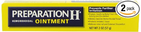 Preparation H Hemorrhoidal Ointment 2-Ounce Pack of 2