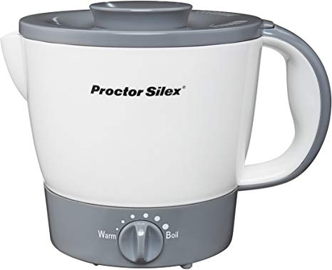 Proctor Silex 48507 Hot Pot with Adjustable Temperature, White