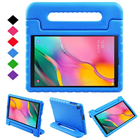 NEWSTYLE Case for Samsung Galaxy Tab A 10.1 2019,Kids Shock Proof Convertible Handle Light Weight Super Protective Stand Cover Case for Galaxy Tab A 10.1 inch SM-T510/SM-T515 2019 Tablet (Blue)