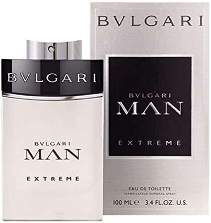 Bvlgari Man Extreme Eau De Toilette Spray 3.4 Oz/ 100 Ml for Men By 1 Pounds