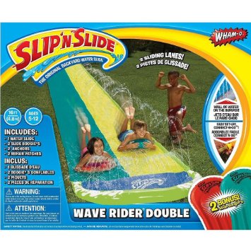 Wham-o Slip N Slide Wave Rider Double With 2 Slide Boogies