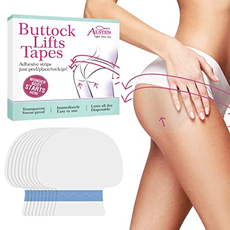 Buttock Lift Tapes, 10 PCS, Lifts Cellulite & Sagging Skin on Buttock, Smooths wrinkles