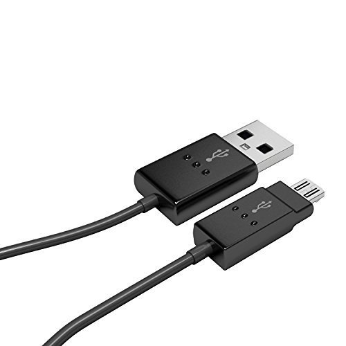 IMKEY® Premium 6FT Extra Long Micro USB 2.0 Sync Data Fast Charging Cord Cable For Samsung Galaxy S7/ S6 / Edge, S4/ S3/ Note 4/ 2,Google Nexus,LG,HTC,Motorola,Nokia,Sony,Blackberry And More - (Black)