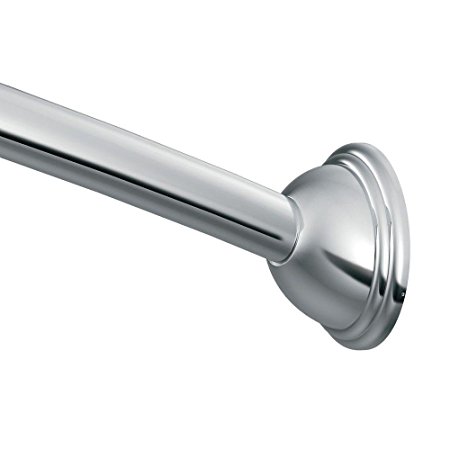 Moen DN2160CH Inspirations Curved Shower Rod, Chrome