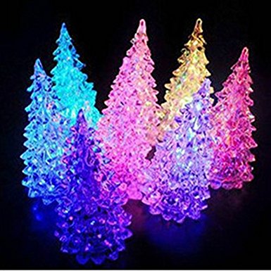 Domire Color Changing Christmas Decoration Night Light Tree