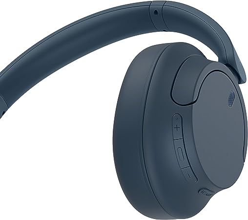 Sony WH-CH720N Noise Cancelling Wireless Headphones Bluetooth Over The Ear Headset with Microphone and Alexa Voice Control, O/S, Blue