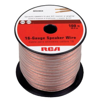 RCA AH16100SN 100 Feet 16-Gauge Speaker Wire