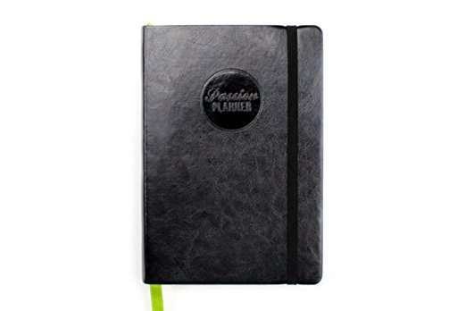 Passion Planner - Compact Size (A5 - 5.5"x8.5") (Undated Sunday Timeless Black)