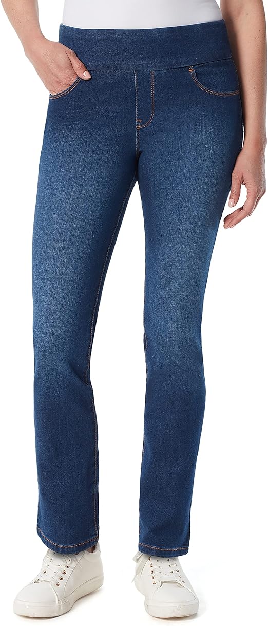 Gloria Vanderbilt Women's Amanda Pull on High Rise Jean