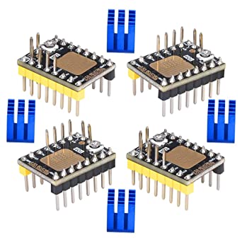 BIGTREETECH 3D Printer Part Stepstick Mute TMC2130 V3.0 Stepper Motor Driver with Heat Sink for SKR V1.3 Ramps 1.6 1.5 MKS GEN L Control Board (SPI Mode)