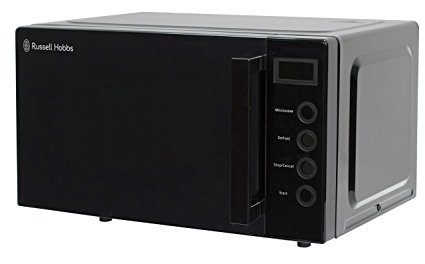 Russell Hobbs RHEM1901B Flatbed Digital 700w Solo Microwave Black