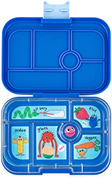 Yumbox Original Leakproof Bento Lunch Box Container for Kids (True Blue)