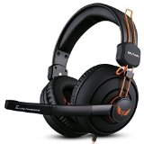 UINSTONE Comfortable 35mm Pc Stereo Surround Sound Gaming Headset with Microphone - Black
