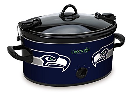 Crock-Pot Seattle Seahawks NFL 6-Quart Cook & Carry Slow Cooker