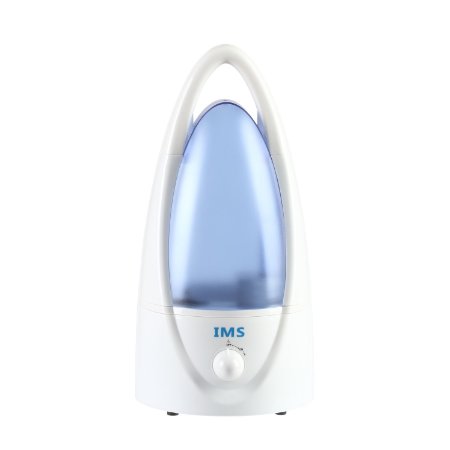 Ultrasonic Humidifier Cool Mist 2L IMS Extra Function Add Himalayan Natural Salt Generate Negative Ions Good for Health Adjustable Mist Mode Waterless Auto Shut-off for skin Moisture