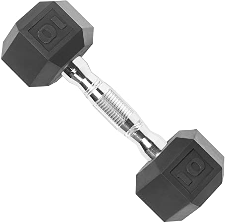 Cap Coated Hex Dumbbell Weight | 3-50 LB Single or Pair