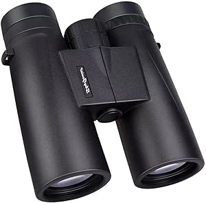 SkyGenius 10x42 HD Binoculars for Adults - Quick Focus, BAK4 Prism, Full-Multi Coated Film Lens, 1.10lb Lightweight Binoculars for Bird Watching, Hunting, and Outdoor Activities