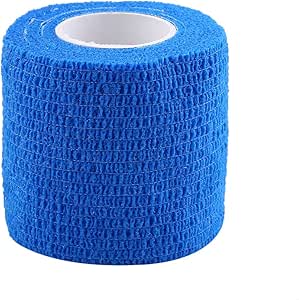 5 Rolls Self Adhesive Bandage, First Aid Waterproof Self-adherent Wrap Rainbow Colors Tapes