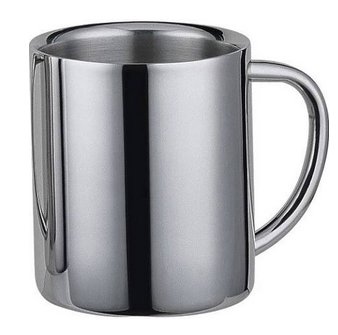 SPECIAL PRICING "NEW" Stainless Steel Coffee Mug, Desk Mug, Double Insulated 9oz may have a few slight marks from shipping from factory . Selling at big discount. Limited stock