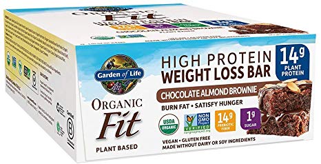 Garden of Life Organic Fit Bar Chocolate Almond Brownie (12 per carton)