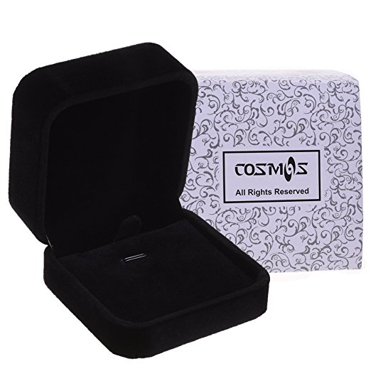 Cosmos Black Velvet Necklace Pendant Box Jewelry Box