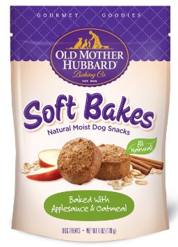 Old Mother Hubbard Soft Bakes Natural Dog Treats Made in USA Only, 6-Ounce Bag