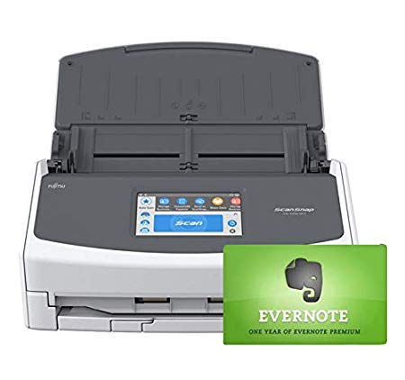 Fujitsu ScanSnap iX1500 Document Scanner with Evernote Premium