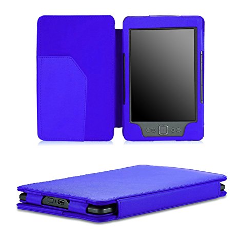 MoKo Case for Amazon Kindle 4th Gen - Premium Cover Case for Amazon Kindle 4th Generation (2012 Latest Generation and 2011 version), 6 - Inch E Ink Display, NO Keyboard, NON-TOUCH, BLUE