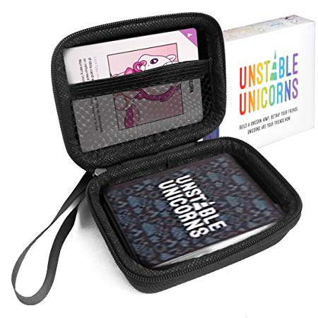 FitSand Hard Case for Unstable Unicorns Base Game Travel Zipper Carry EVA Best Protection Box