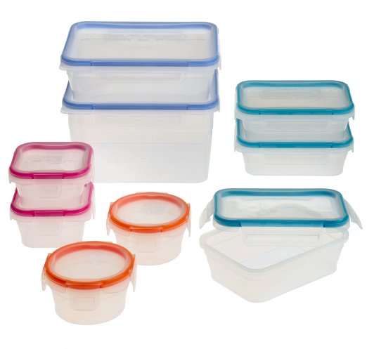 Snapware 18-Piece Total Solution Food Storage Set,  Plastic