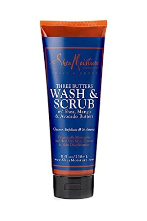 Shea Moisture - Three Butters Wash & Scrub - 8 Ounces