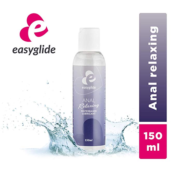 EasyGlide Anal Relaxing Lubricant for Anal Intercourse, Relaxing Anal Water-Based Lubricant with Long-Term Gliding Characteristics,  150 ml