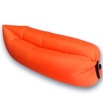 TOLOCO Inflatable Lounger Outdoor Air Sofa Indoor Inflatable Chair with Carry Bag Nylon Fabric