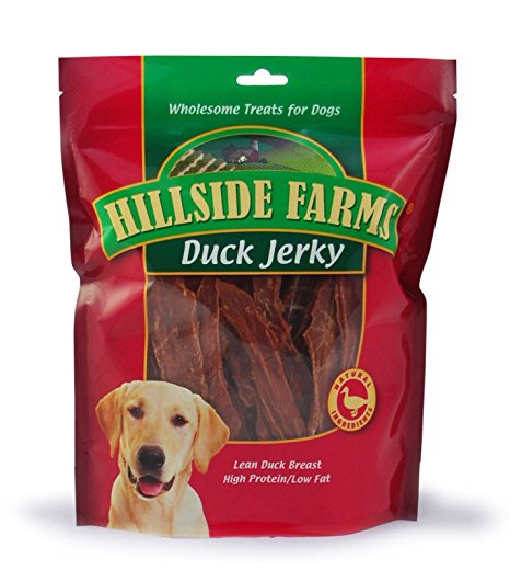 Hillside Farms Duck Jerky Premium Dog Treats, 32-Ounce