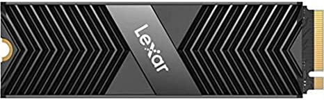 Lexar Professional 1TB NM800 PRO with Heatsink M.2 2280 PCIe Gen4x4 NVMe SSD, Read Speeds Up to 7500MB/s, for Gamers and Creators (LNM800P001T-RN8NG)