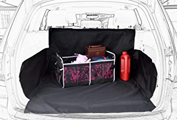 Pet Dog Trunk Cargo Liner - Oxford Car SUV Seat Cover - Waterproof Floor Mat for Dogs Cats - Washable Dog Accessories