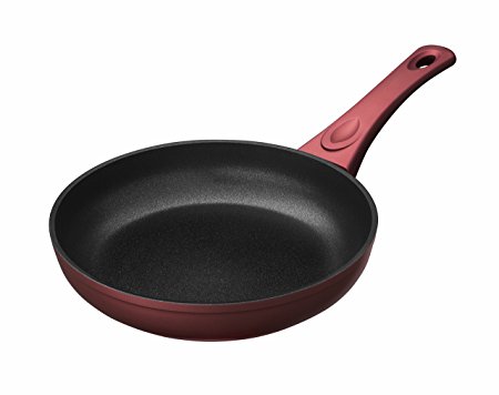 Saflon Titanium Nonstick 8-Inch Fry Pan, 4mm Forged Aluminum with PFOA Free Scratch-Resistant Coating from England, Dishwasher Safe