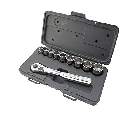 Craftsman 10 pc., 6 pt. 3/8 in. Drive Standard Socket Wrench Set