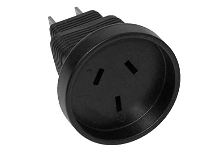 SF Cable, 3 Prong Plug Adapter, Australia AS3112 receptacle to USA NEMA 5-15P