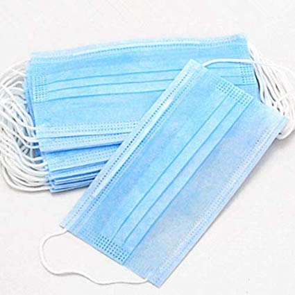 Disposable Surgical Ear Loop Face Dust Mouth Cover Mask***Pack of 50***