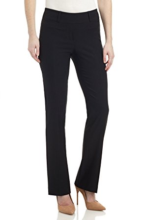 Rekucci Women's "Ease In To Comfort Fit" Barely Bootcut Stretch Pants