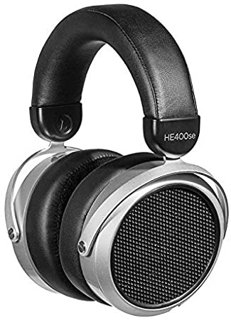 HIFIMAN HE400SE Stealth Magnets Version Over-Ear Open-Back Full-Size Planar Magnetic Wired Headphones for Audiophiles/Studio, Great-Sounding, Stereo, Easy to Drive, Comfortable, Sliver