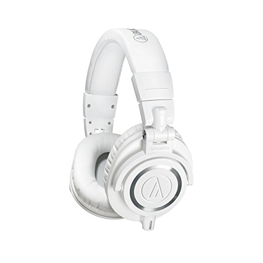 Audio-Technica ATH-M50xWH Professional Studio Monitor Headphones
